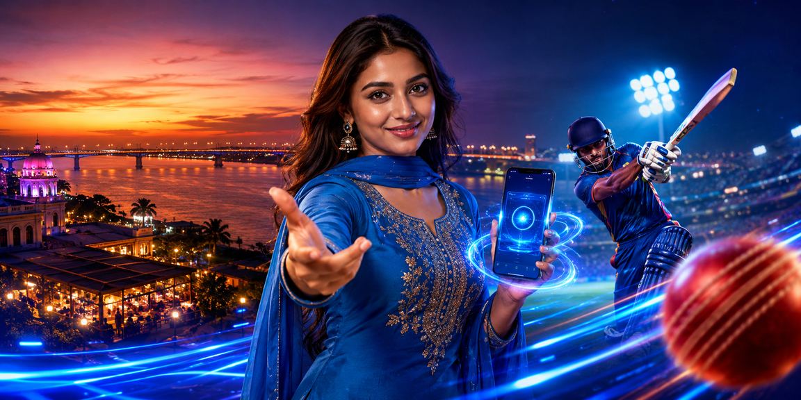 রাজশাহীতে সালোয়ার কামিজ পরা তরুণী ক্রিকেট বেটিং দেখছেন